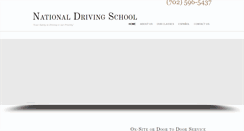 Desktop Screenshot of nationaldrivingschoollv.com